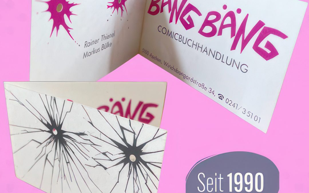 33 Jahre: Logogestaltung für Bäng Bäng, Comicbuchhandlung